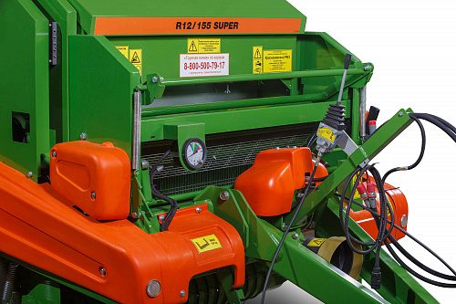 Rotobaler R12/155 Super with bale mesh tier